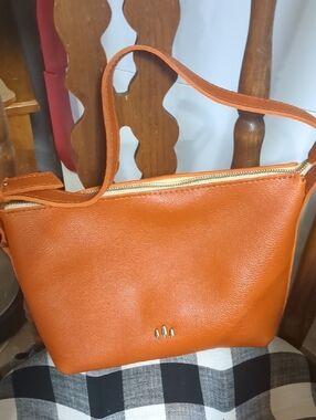 Portland Leather Koi Small Slouchy Bag New York/ Sunset Koi Pouch